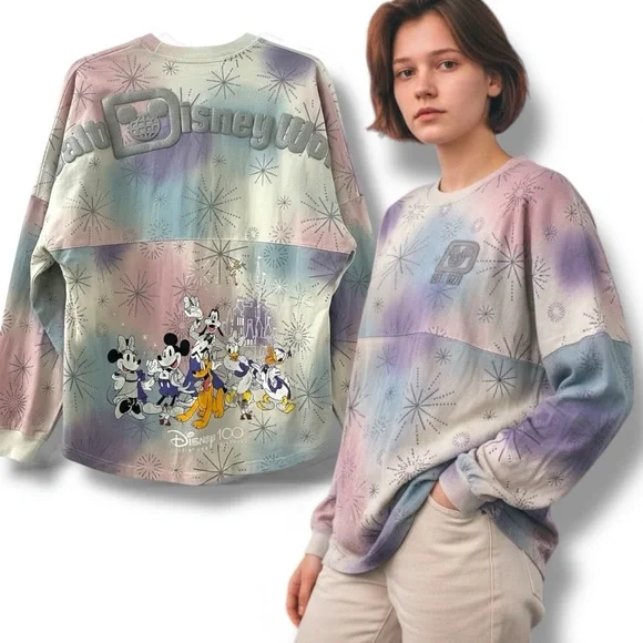 2 Spirit Jersey Disneyland Resort 100 Years Of Wonder Disney Size Medium tie dye - Picture 2 of 14